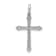 Rhodium Over 14K White Gold 1/10ct. Diamond Cross Pendant