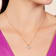 White Cubic Zirconia 14k Yellow Gold Pendant With Chain 2.00ctw