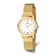 Ladies Charles Hubert Stainless Steel IP-plated Silver-tone Dial Mesh Band