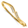 14k Yellow Gold 7mm Diamond Hinged Bangle 0.39ctw