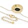 Opal Triplet And Zircon Halo Necklace In 18K Gold Over Sterling Silver 0.41ctw