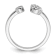 Rhodium Over 14K White Gold Lab Grown Diamond VS/SI GH, Initial S
Adjustable Ring