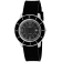 Oceanaut Women's Satin Black Dial, Black Silicone Watch