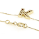 Block Letter K Initial Necklace In 10K Yellow Gold