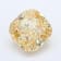 1.03ct Yellow Cushion Lab-Grown Diamond VS2 Clarity IGI Certified