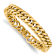 Yellow Ion Plated Stainless Steel Polished 12mm Heavy Curb Bracelet