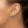 Sterling Silver with 14K Gold Flash Plated Citrine Earrings