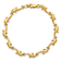 14k Yellow Gold Dolphin Link Bracelet
