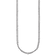 Rhodium Over 18K White Gold Diamond 3 Strand 18 Inch Necklace
