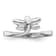 Rhodium Over Sterling Silver Dragonfly Toe Ring