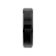 INFINITY Black Tungsten Ring with Beveled Edges 6mm