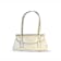 Michael Kors Katya Medium Shoulder Flap Handbag in Exotic Embossed Light Cream