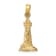 14k Yellow Gold 3D Textured St. Augustine Lighthouse Pendant