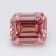 1.26ct Intense Pink Emerald Cut Lab-Grown Diamond SI1 Clarity IGI Certified