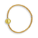 14K Yellow Gold with White Rhodium Satin Ball Stretch Bracelet