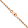 14k Rose Gold 1.75mm Solid Diamond-Cut Rope 18 Inch Chain