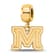 14K Yellow Gold Over Sterling Silver LogoArt Montana State University
Small Dangle Bead