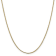 14K Yellow Gold 1mm Franco Chain Necklace
