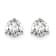 14K White Gold Lab Grown Diamond 1 1/4ctw VS/SI GH 3 Prong Earrings