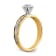 14K Yellow Gold AA Quality Engagement Ring