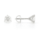 Certified White Lab-Grown Diamond H-I SI 14k White Gold Martini Stud
Earrings 1.50ctw