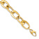14k Yellow Gold 9.7mm Polished Fancy Link Bracelet