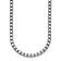 Sterling Silver Antiqued and Satin 5.0mm Box 24 Inch Chain
