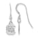Rhodium Over Sterling Silver LogoArt University of South Carolina Extra
Small Dangle Earrings