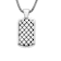 Sterling Silver Dog Tag Charm Necklace
