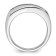 Rhodium Over 10K White Gold Lab Grown Diamond SI1/SI2, G H I, Men's
5-Stone Ring