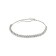 Round Moissanite Rhodium Over Sterling Silver Tennis Bracelet