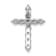 Rhodium Over 14k White Gold Diamond Cross Chain Slide Pendant