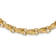 14K Yellow Gold Polished Oval Fancy Link Necklace