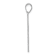 Rhodium Over 14k White Gold Polished Cross Pendant