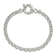 Sterling Silver Polished Rolo Fancy Bracelet