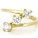 Symbolic Lab-Grown Diamond Three-Stone Ring 1ctw In 14K Gold Over
Sterling Silver