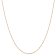 14K Yellow Gold 1.2mm Diamond-cut Beaded Pendant Chain Necklace