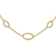 14K Yellow Gold Polished Oval Link 20-inch Necklace