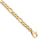 14k Yellow Gold 6.5mm Hand-polished Fancy Link Bracelet