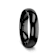 RAVEN Domed Black Tungsten Wedding Band 4mm