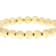 Beaded Stretch Bracelet Set Of 3 In 18K Gold Over Bronze