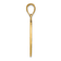 14k Yellow Gold NAPLES Dolphins Pendant