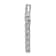 Rhodium Over 14k White Gold Diamond Latin Cross Pendant