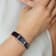 Ladies Charles Hubert Leather Band Black Dial 21x30mm Watch