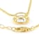Bezel Set Oval CZ Necklace In 18K Gold Over Sterling Silver