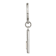 Stainless Steel Polished Yellow Ion Plated Key Ring