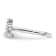 Rhodium Over 14K White Gold Lab Grown Diamond VS/SI GH, Initial L
Adjustable Ring