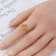 Citrine 18K Yellow Gold Over Sterling Silver 4-Leaf Clover Cluster Ring