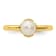 14K Yellow Gold Over Sterling Silver Stackable Expressions White
Freshwater Cultured Pearl Ring