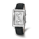 Mens Charles Hubert Dual Time Silver-tone 33x53mm Dial Watch